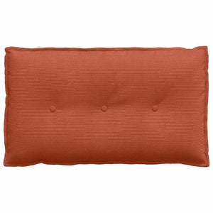 Rückenkissen Rot-Orange Cord 80x50cm
