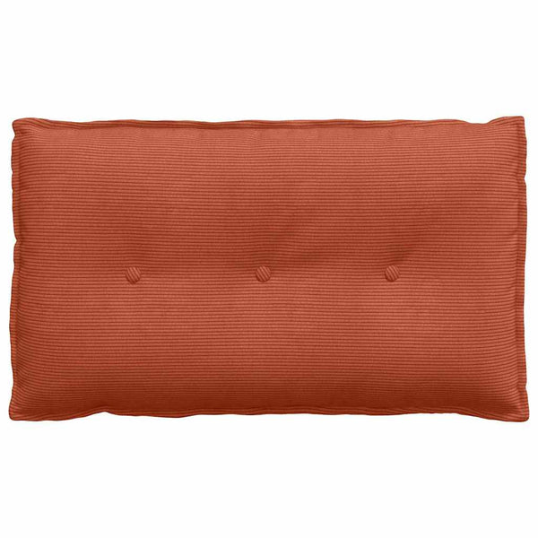 Rückenkissen Rot-Orange Cord 80x50cm