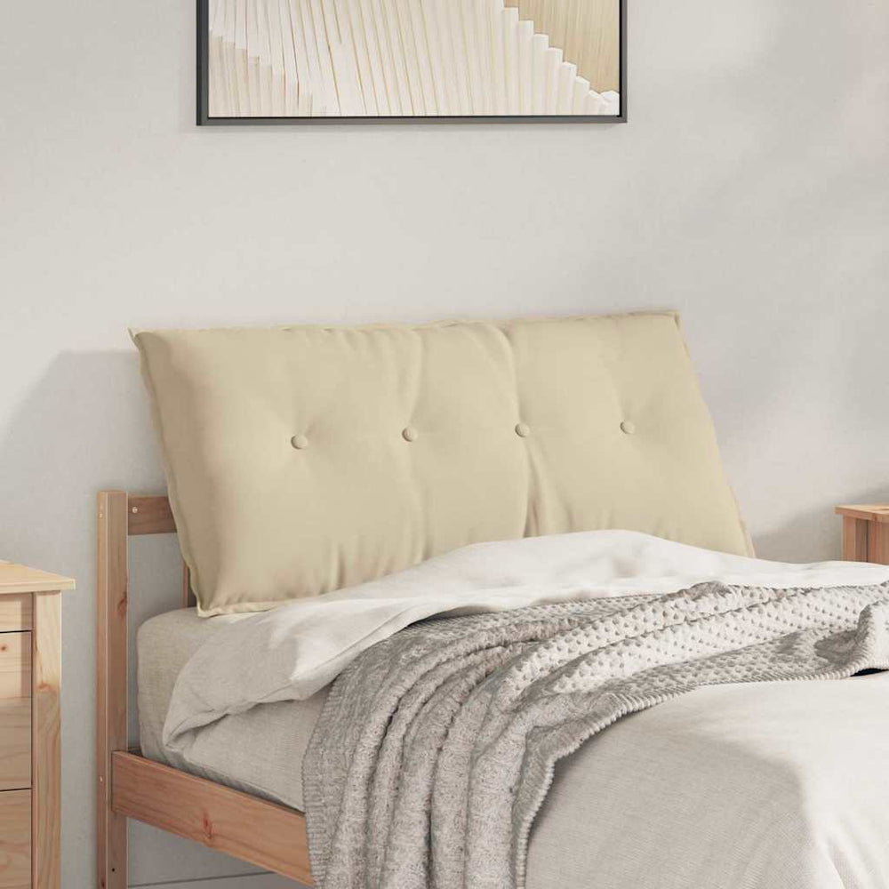 Creme Rückenkissen 100x50 cm