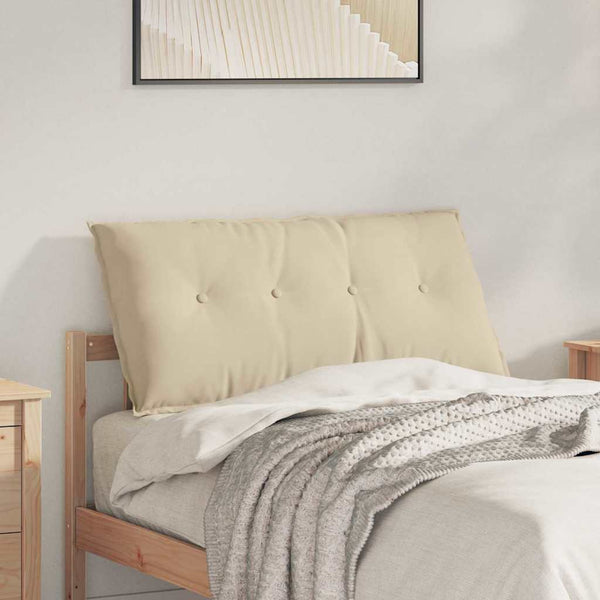 Creme Rückenkissen 100x50 cm