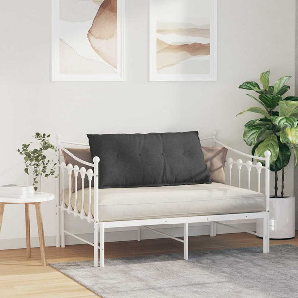 Rückenkissen Dunkelgrau Cord 100x50 cm