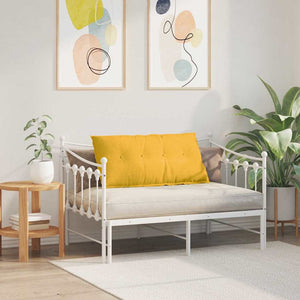 Rückenkissen Cordstoff Hellgelb 100x50 cm