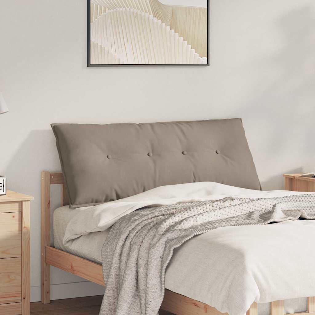 Rückenkissen Taupe 120 cm Mikrofaser