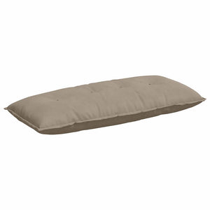 Rückenkissen Taupe 120 cm Mikrofaser