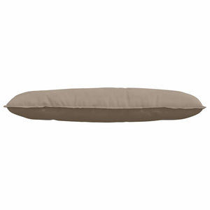 Rückenkissen Taupe 120 cm Mikrofaser