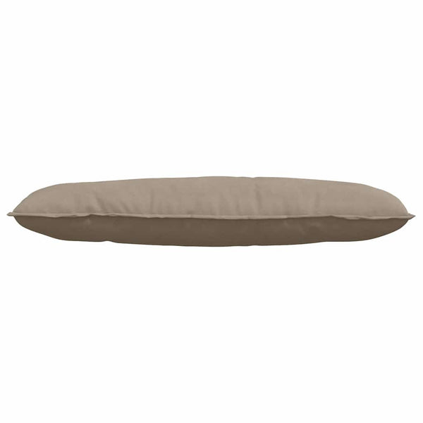 Rückenkissen Taupe 120 cm Mikrofaser