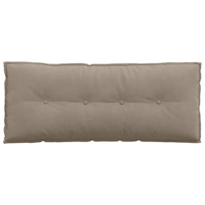Rückenkissen Taupe 120 cm Mikrofaser