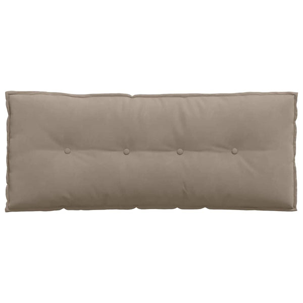 Rückenkissen Taupe 120 cm Mikrofaser