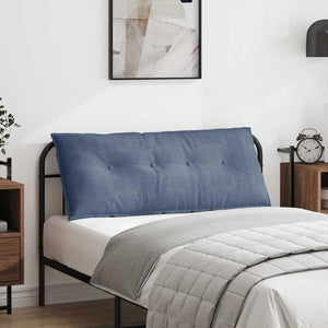 Rückenkissen Blau Cord 120x50 cm