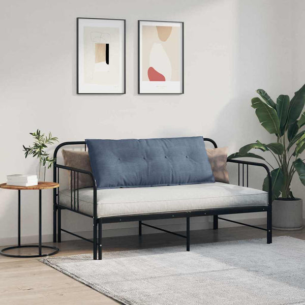 Rückenkissen Blau Cord 120x50 cm