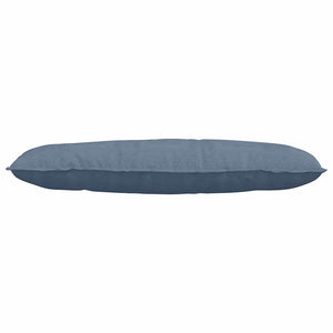 Rückenkissen Blau Cord 120x50 cm
