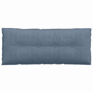 Rückenkissen Blau Cord 120x50 cm