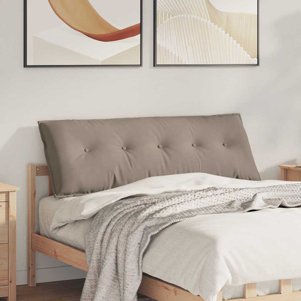 Rückenkissen Taupe 140 cm Mikrofaser