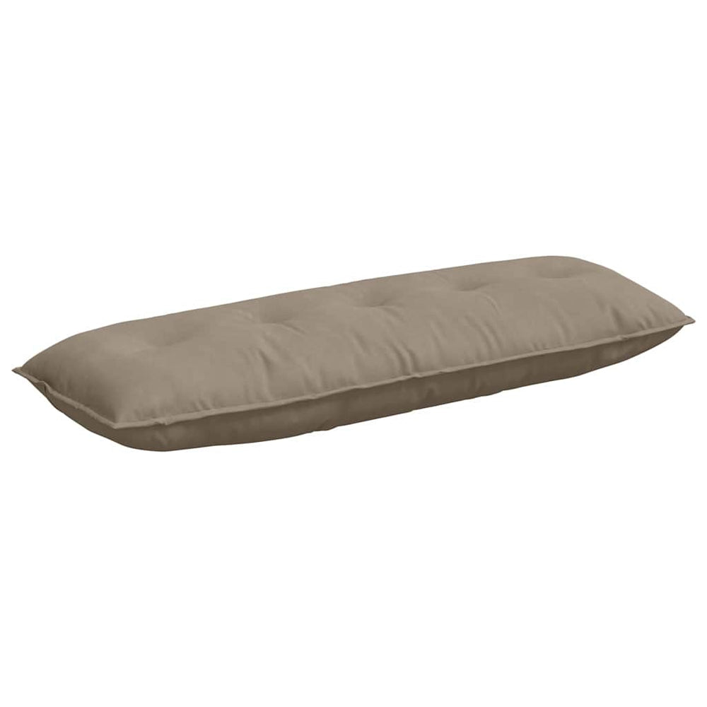 Rückenkissen Taupe 140 cm Mikrofaser