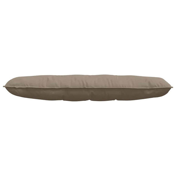 Rückenkissen Taupe 140 cm Mikrofaser
