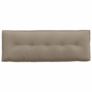 Rückenkissen Taupe 140 cm Mikrofaser
