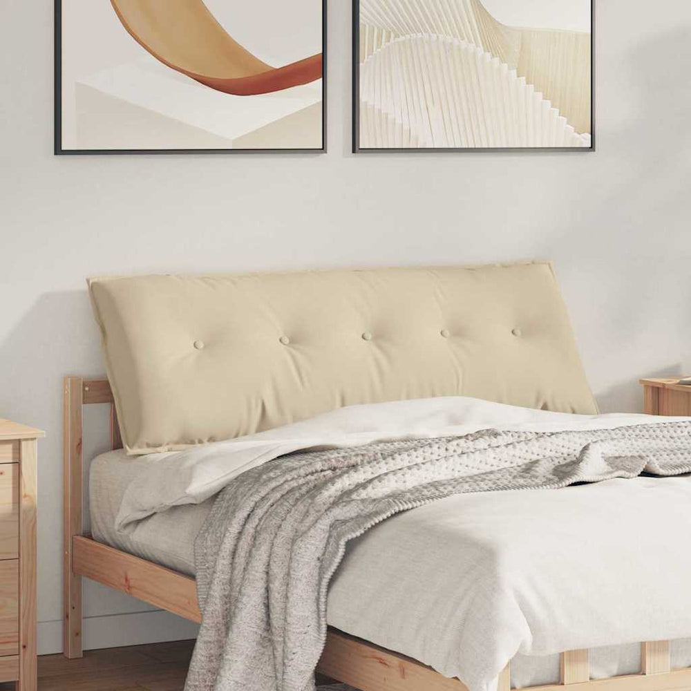Rückenkissen Creme 140 x 50 cm