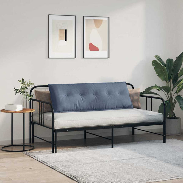 Rückenkissen Blau Cord 140 x 50 cm