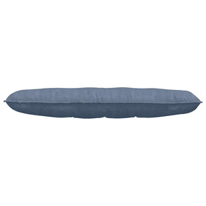 Rückenkissen Blau Cord 140 x 50 cm