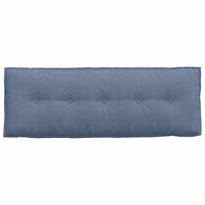 Rückenkissen Blau Cord 140 x 50 cm