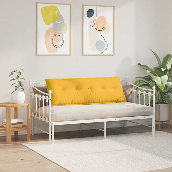 Rückenkissen Hellgelb Cord 140x50 cm