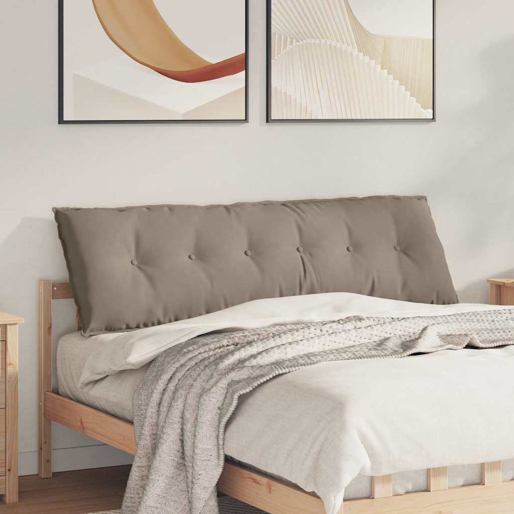 Rückenkissen Taupe Mikrofaser 160x50 cm