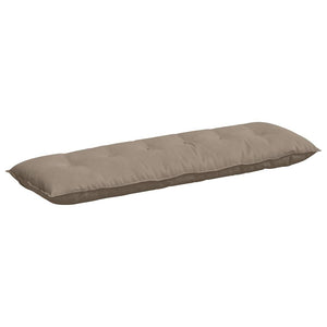 Rückenkissen Taupe Mikrofaser 160x50 cm