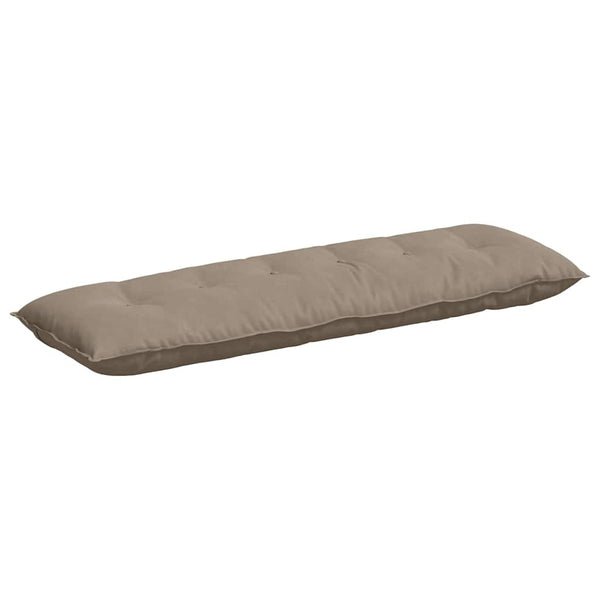 Rückenkissen Taupe Mikrofaser 160x50 cm
