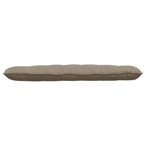 Rückenkissen Taupe Mikrofaser 160x50 cm