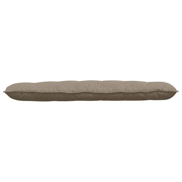 Rückenkissen Taupe Mikrofaser 160x50 cm