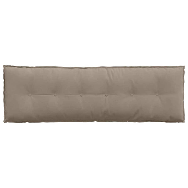 Rückenkissen Taupe Mikrofaser 160x50 cm
