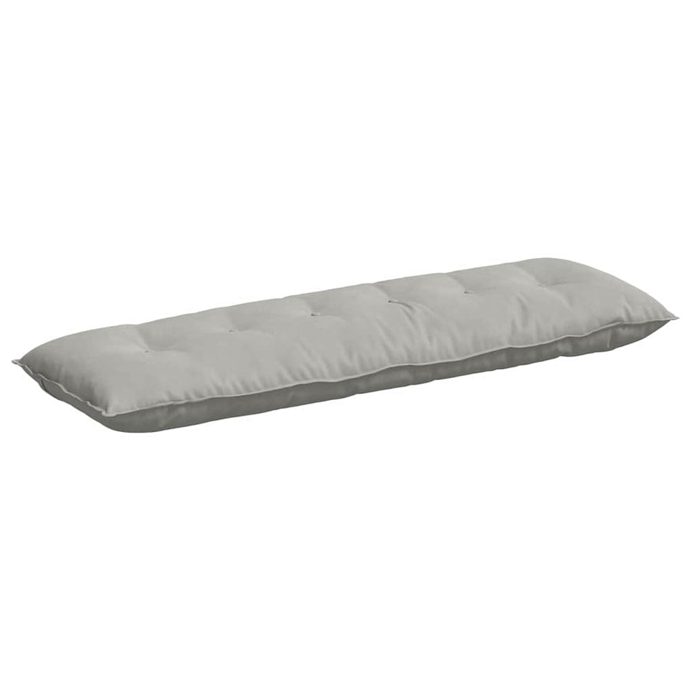 Rückenkissen Hellgrau 160 cm