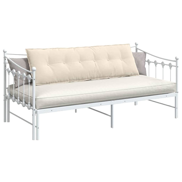 vidaXL Coussin de dossier Beige 160 x 50 cm Tissu microfibre