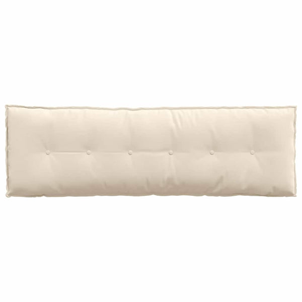 vidaXL Coussin de dossier Beige 160 x 50 cm Tissu microfibre