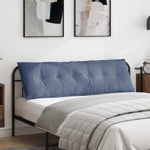 Rückenkissen Blau Cord 160x50 cm