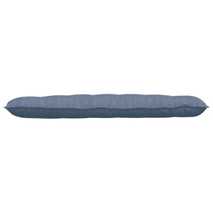 Rückenkissen Blau Cord 160x50 cm