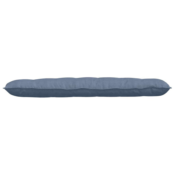 Rückenkissen Blau Cord 160x50 cm
