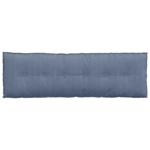 Rückenkissen Blau Cord 160x50 cm