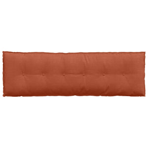 vidaXL Coussin de dossier orange-rouge 160 x 50 cm velours côtelé