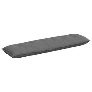 Dunkelgraues Rückenkissen 180 cm