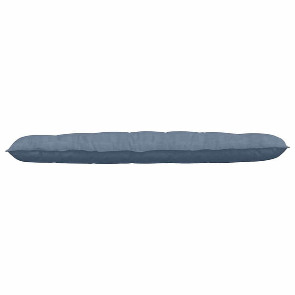 Rückenkissen Blau Cord 180x50cm
