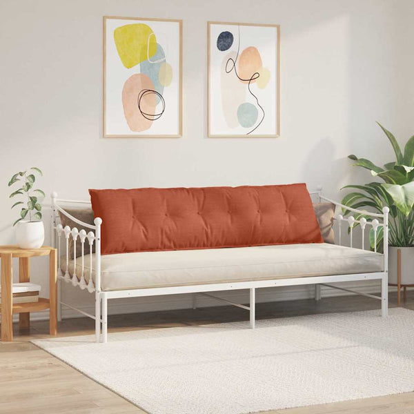 Rückenkissen Cordstoff Rot-Orange 180x50 cm