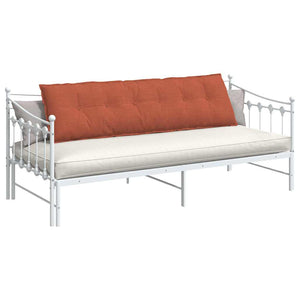 Rückenkissen Cordstoff Rot-Orange 180x50 cm
