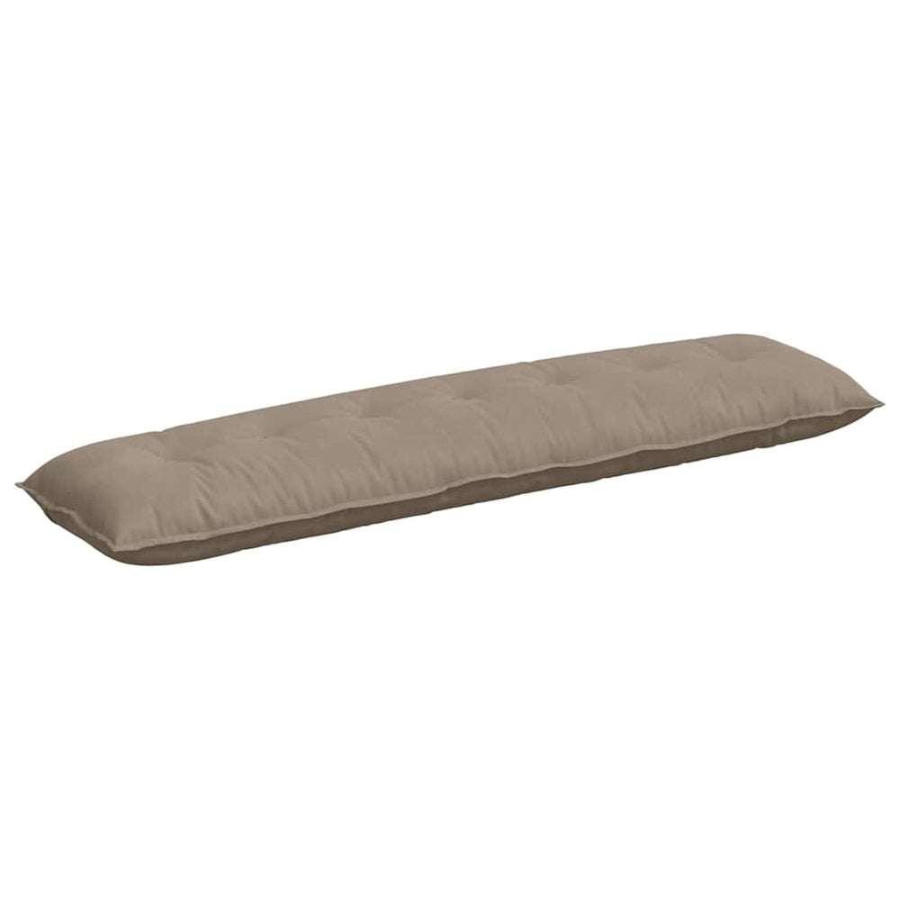 Rückenkissen Taupe Mikrofaser 200x50 cm