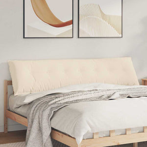 Beiges Rückenkissen 200 x 50 cm