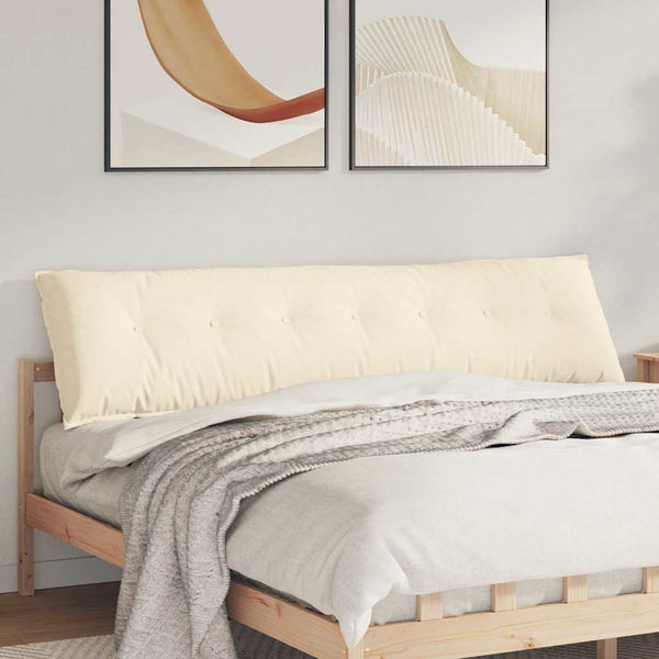 Rückenkissen Creme Cord 200 x 50 cm