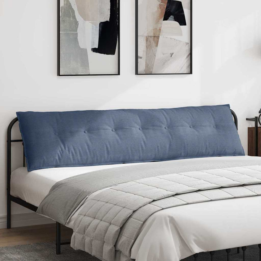 Rückenkissen Blau 200 cm Cordstoff
