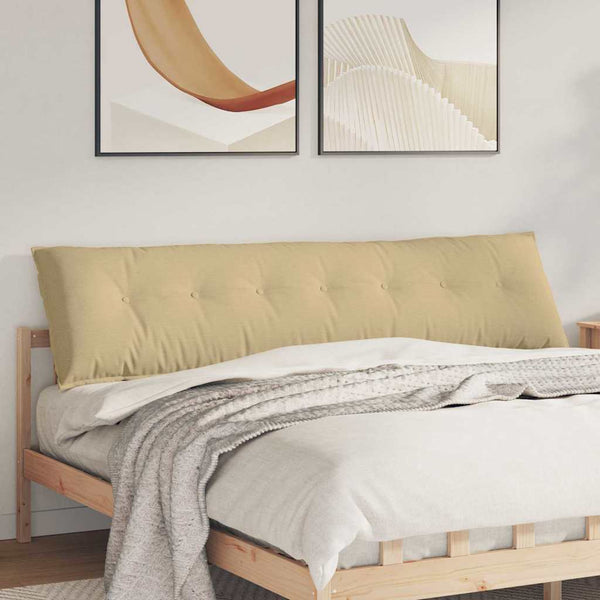 Rückenkissen Grau-Grün Cord 200x50cm