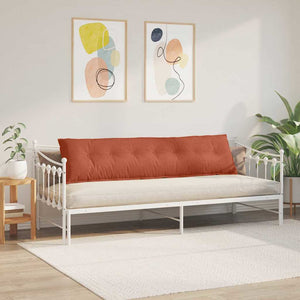 Rückenkissen Cordstoff Rot-Orange 200x50 cm
