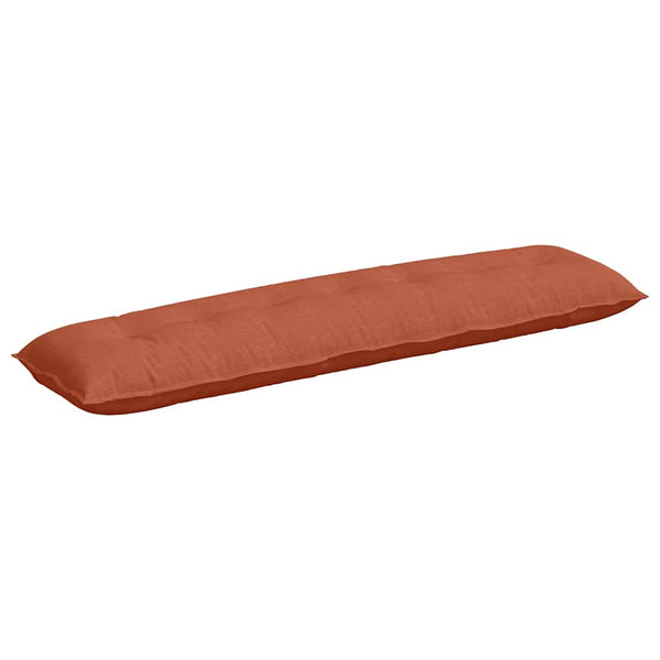 Rückenkissen Cordstoff Rot-Orange 200x50 cm